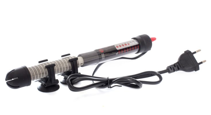 Heiztechnik - Aquarium Stabheizer mit Temperaturanzeige und Saugnapfhalterung